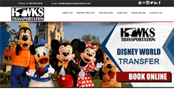Desktop Screenshot of hawkstransportation.com